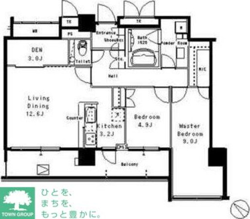 ＭＦＰＲ目黒タワーの物件間取画像